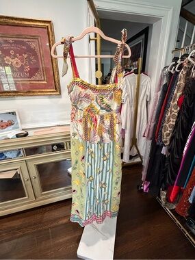 TCEC Tropical Meadow Print Midi Dress